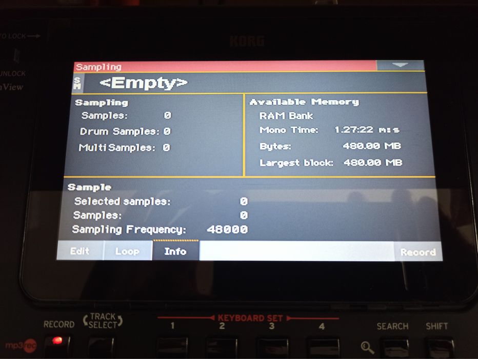 Teclado Korg  pa1000
