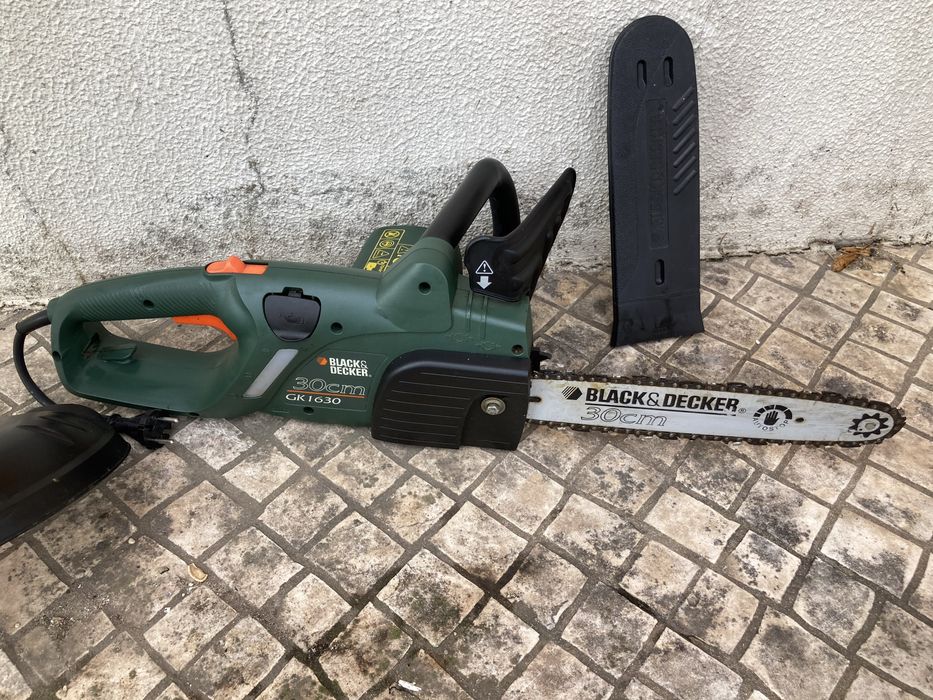 Moto serra e aparador de relva como novos