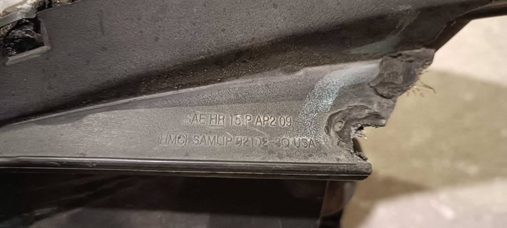 Фара права  Sonata YF 2010