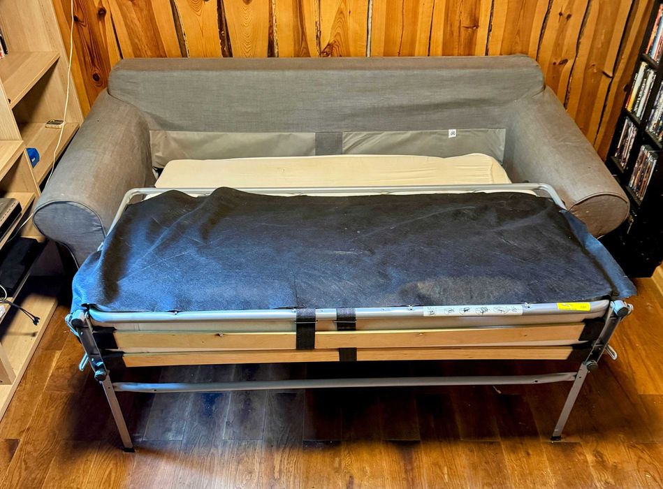 Sofa rozkładana 2-osobowa IKEA Ektorp | Stan dobry | Zdejmowany pokrowiec