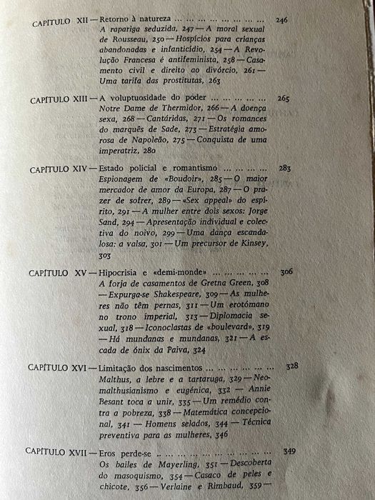 História da Vida sexual - Da Antiguidade aos Nossos Dias