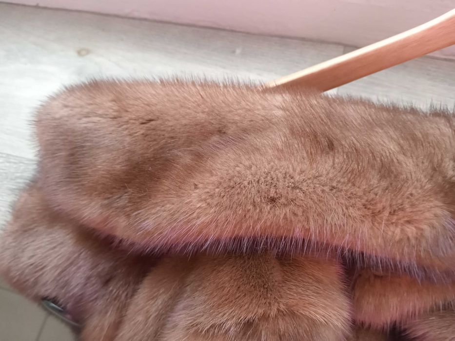 Шуба норкова довга натуральна