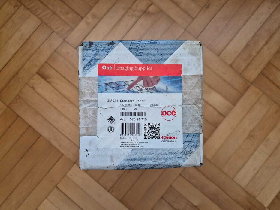 Rolka papieru do plotera 420 mm x 110 m A2 90g/m2