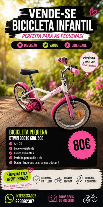 Bicicleta semi nova