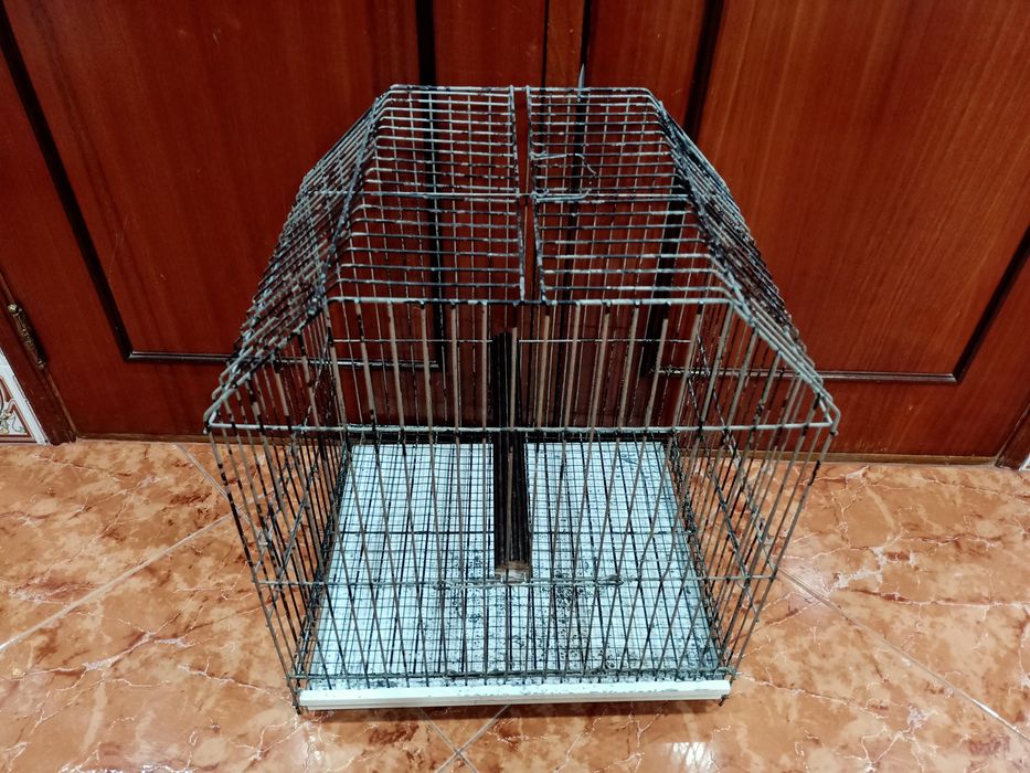 Gaiola galvanizada pássaros aves casa quarto apartamento vivenda