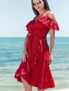 Сарафан червоний