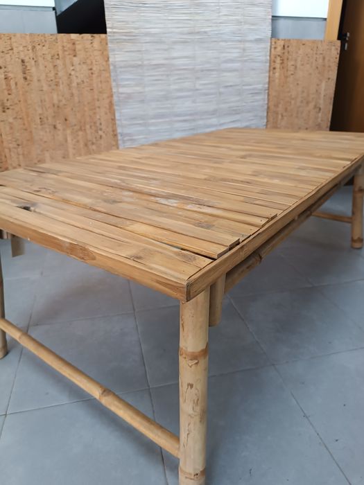 (Promo NATAL) Conjunto mesas de bamboo