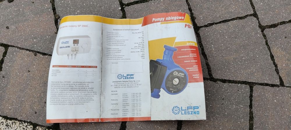 Pompa obiegowa CO LFP Leszno typ: 25POr60C