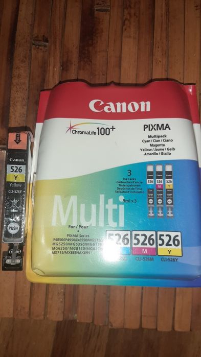 Tinteiro Impressora Canon Pixma Series Amarelo 526Y