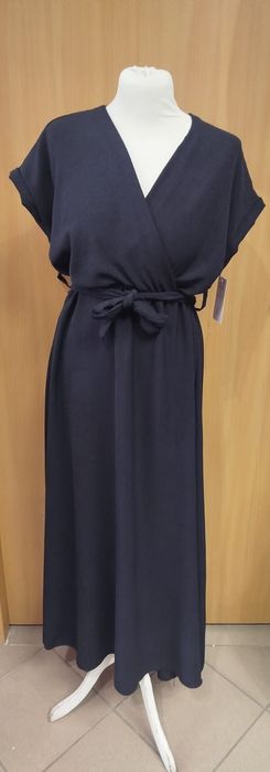 Elegancka bananowa sukienka
