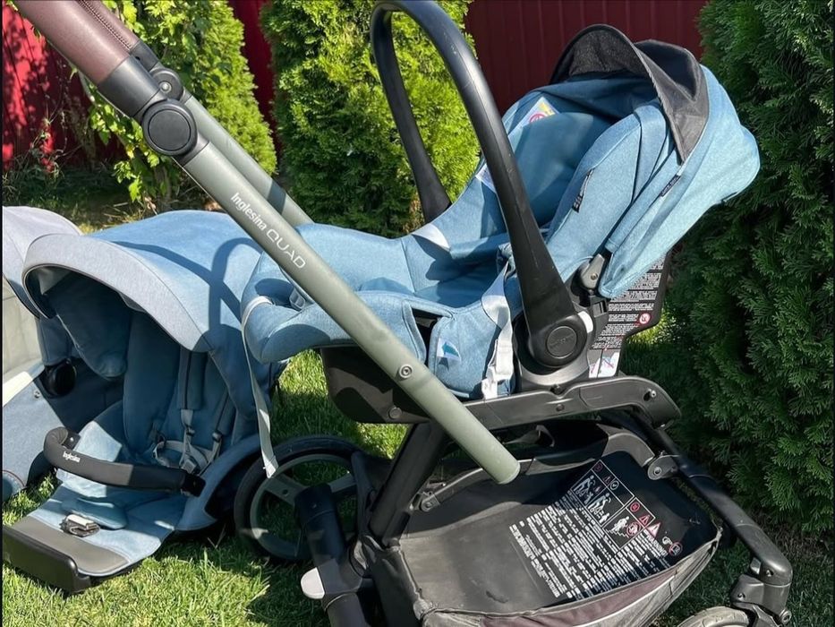 Коляска модульної системи 4 в 1 lnglesina QUAD Ascoti Green