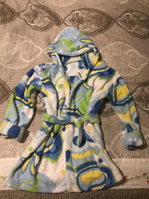 Банний халатик для дитини  4 - 7 років