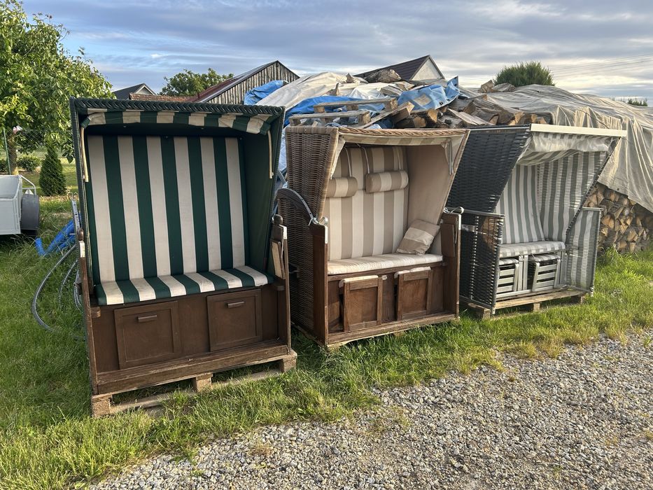 ładny kosz plażowy