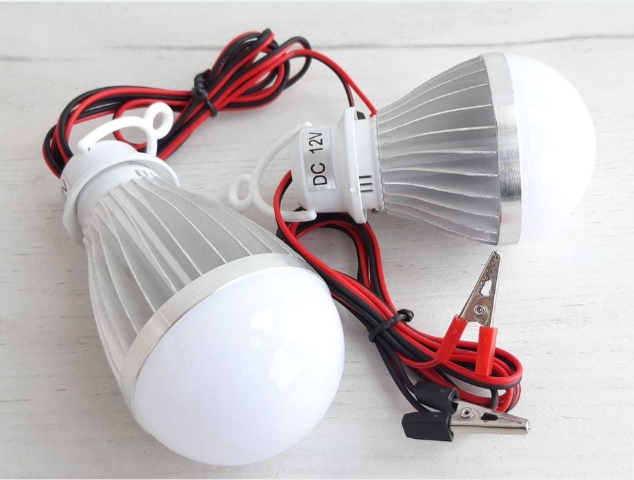 Ярка LED лампа 12v від аккумулятора 12w, 18w