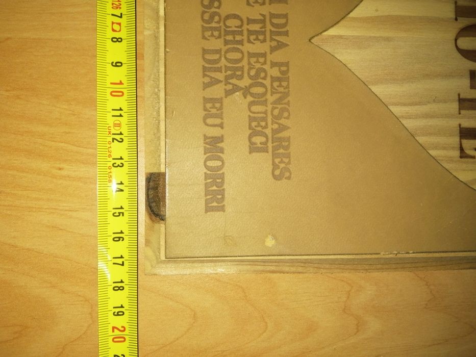 Quadro madeira / dia dos namorados