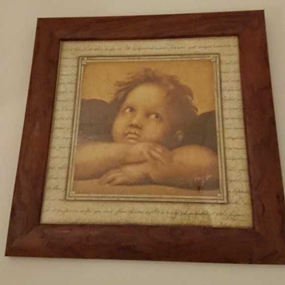 Quadros – Anjos de Rafael (Madonna Sistina)