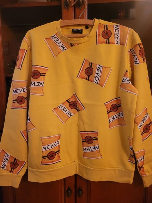 Żółta bluza unisex Cropp