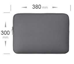 Etui Pokrowiec Na Laptopa Uniwersalne Notebook Torba 15" 15,6" Сzarny