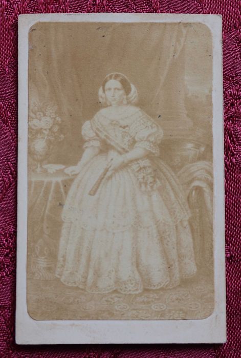 Infanta D. Isabel Maria Regente do Reino, CDV de litografia