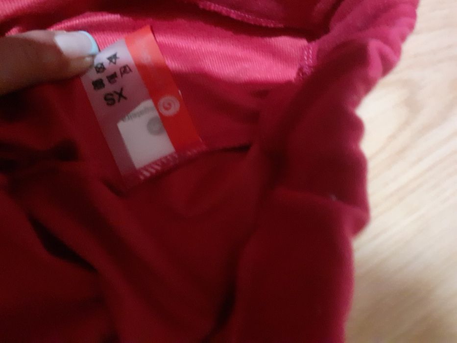 Calças rosa com atilhos cinza da marca Susana gateira