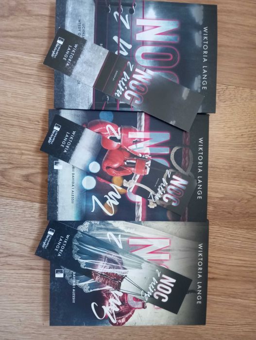 Wiktoria Lange Nic z nim  1, 2 i 3 tom plus zakładki GRATIS