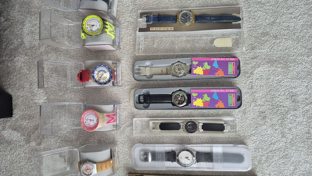 Swatch - relógios antigos e edições especiais