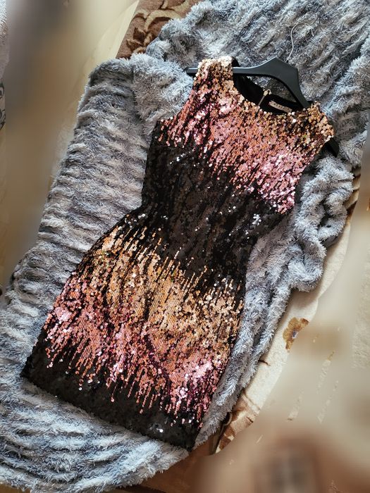 Sukienka cekinowa OMBRE