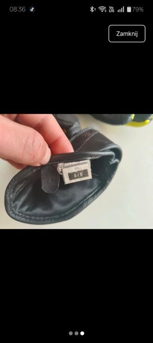 Skórzane rękawice SHIMA STX FLUO