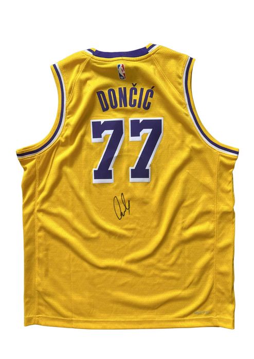 Luka Doncic Los Angeles Lakers Dallas Mavericks NBA koszulka z autogr.