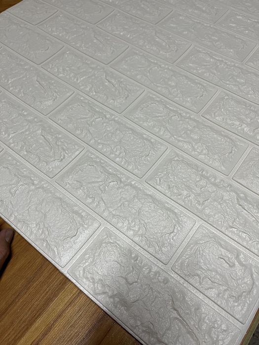 Распродажа! 3д панели самоклеящиеся, белый кирпич 70*77 cm