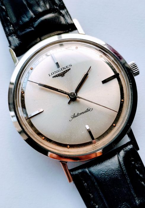 Oryginalny szwajcarski zegarek Longines z 1960