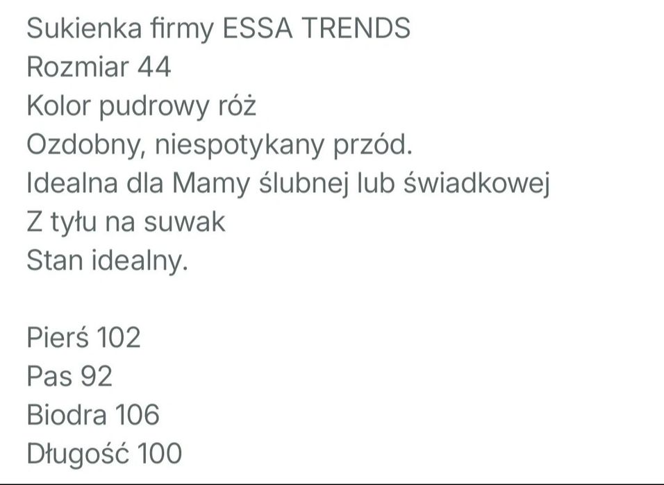 Sukienka na weselem,  chrzciny, komunię