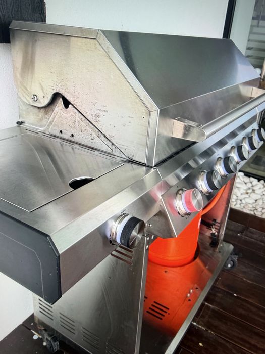 Grelhador a gás inox