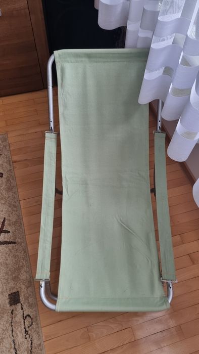 Leżak rozkładany plażowy PRL