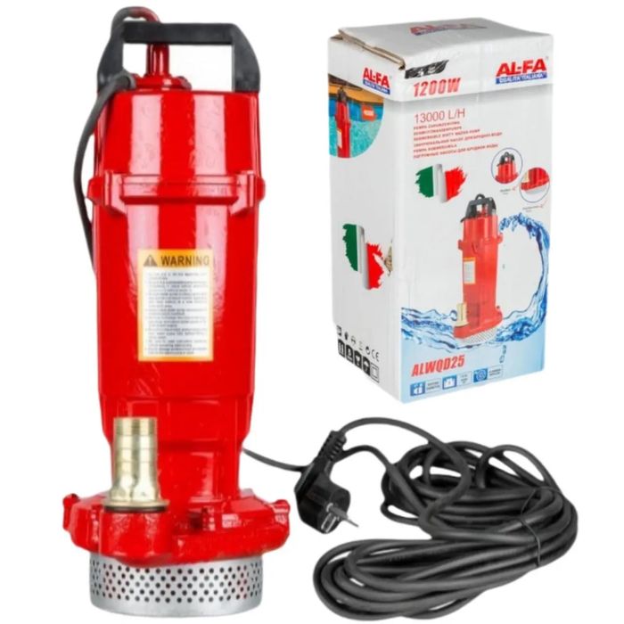 Насос дренажний AL-FA ALWQD25 для брудної води 1200 Вт