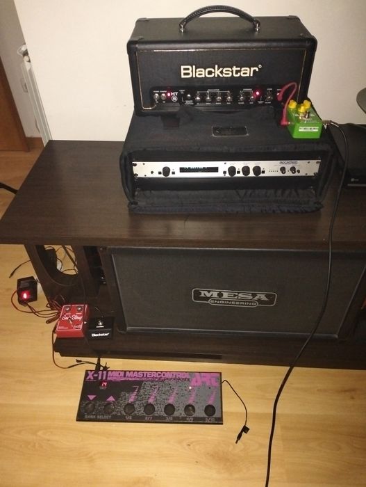 Material de guitarra e estúdio