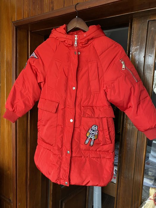 Пуховик, куртка зимова на дівчинку 7 років