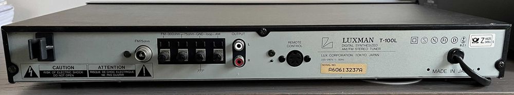 Luxman T-100L, bardzo fajny tuner