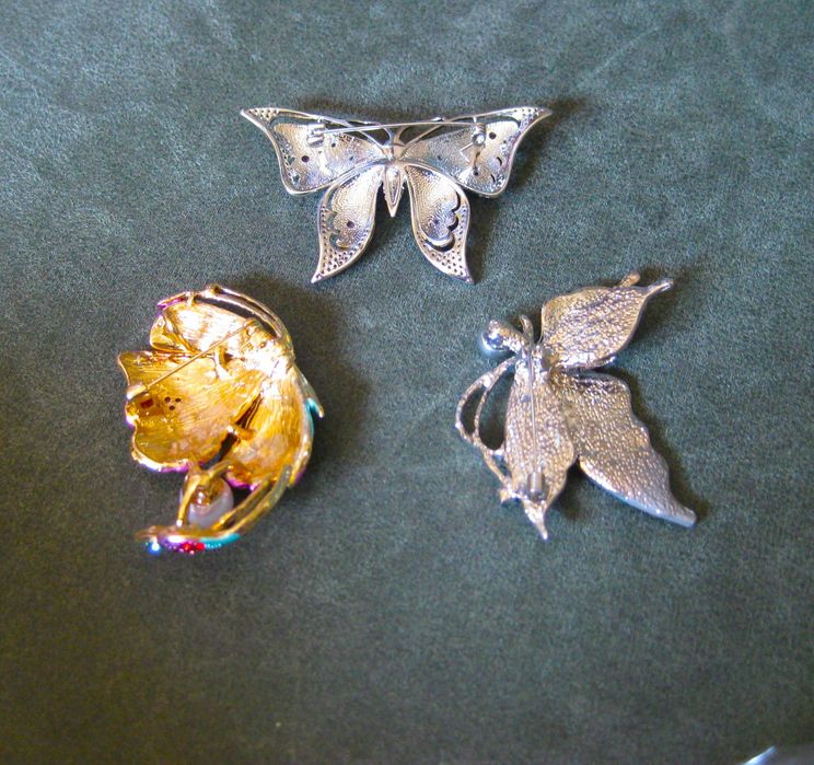 Alfinete / Broche / Pregadeira Borboleta Colorida NOVO