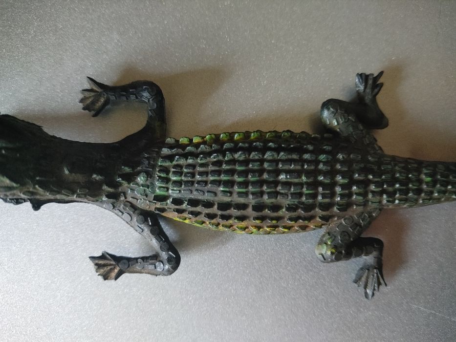 Вiнтажний гумовий крокодил 1970-тi