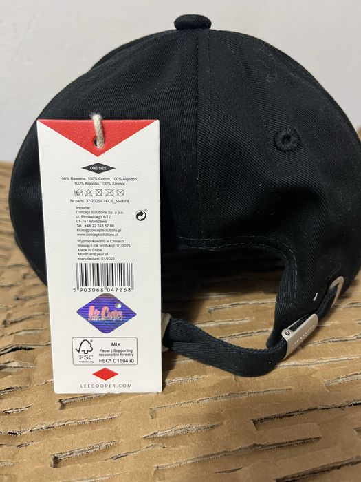 Czapka z daszkiem LEE COOPER czarna