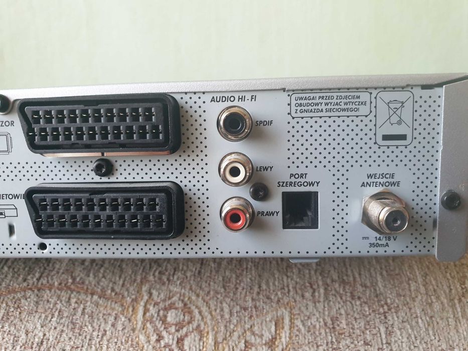 Dekoder Philips DSR 3201/91 - wyświetlacz