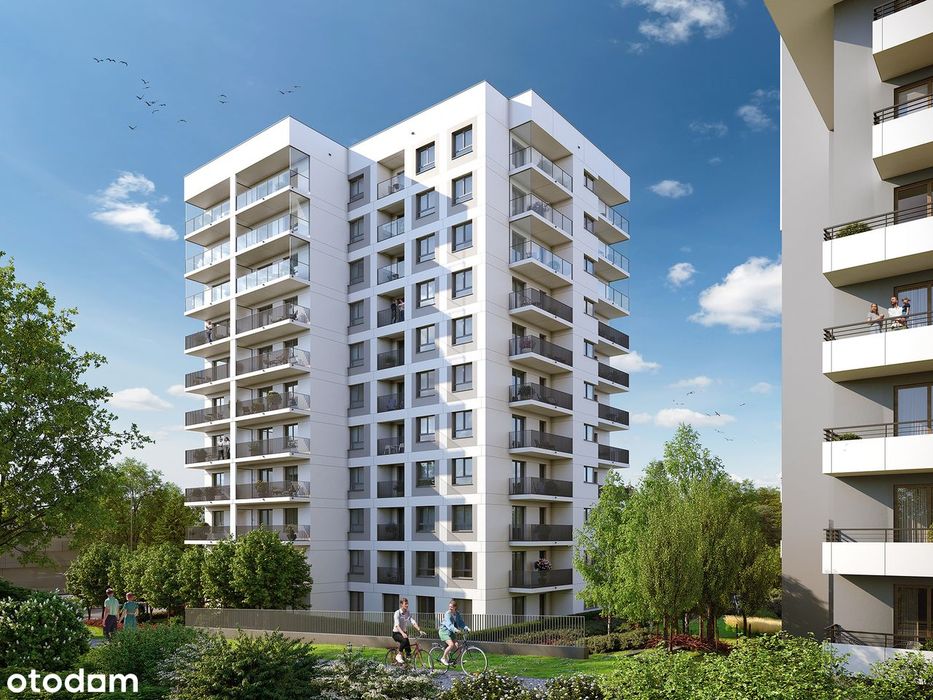 2-pokojowe mieszkanie 43m2 + balkon Bez Prowizji