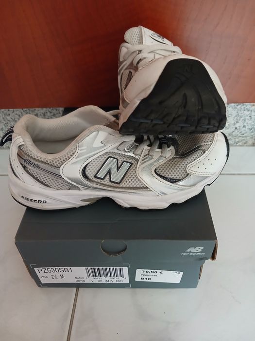 Sapatilhas New Balance 530 de criança tamanho 34.5