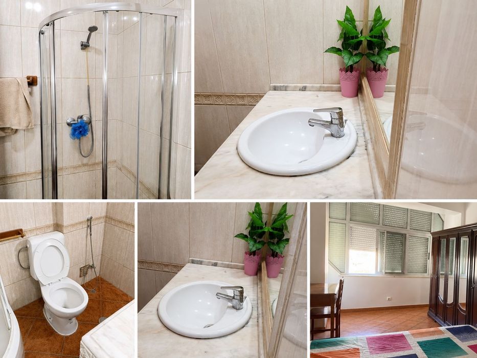 Quarto Grande Mobilhado para Casal (ou 2 Pessoas) em Casa Partilhada.