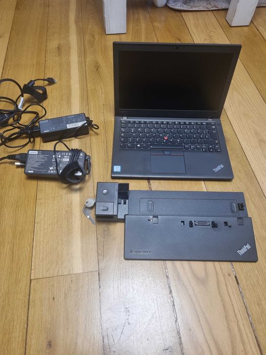 Super zestaw lenovo i7/16.512.12,5" fullhd stacja dok. 2 zas. jak nowy