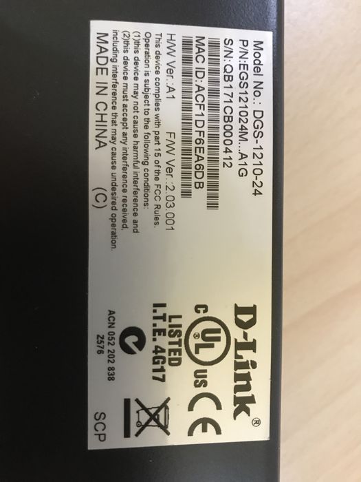 Switch D-Link 24 portas 1000Mbps Managed