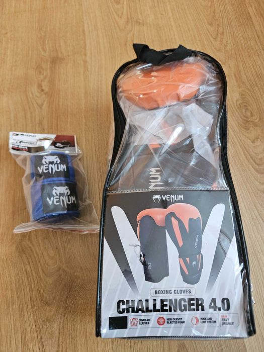 Rękawice bokserkie venum owijki 14oz lepsze od green hill everlast