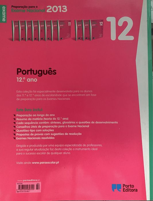 Manual de preparação exame Português 12.º