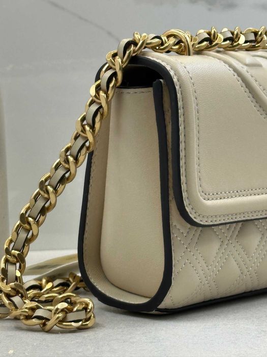 Шкіряна сумка від Tory Burch Leather біла Оригінал (НОВА) Тори Берч оригинал